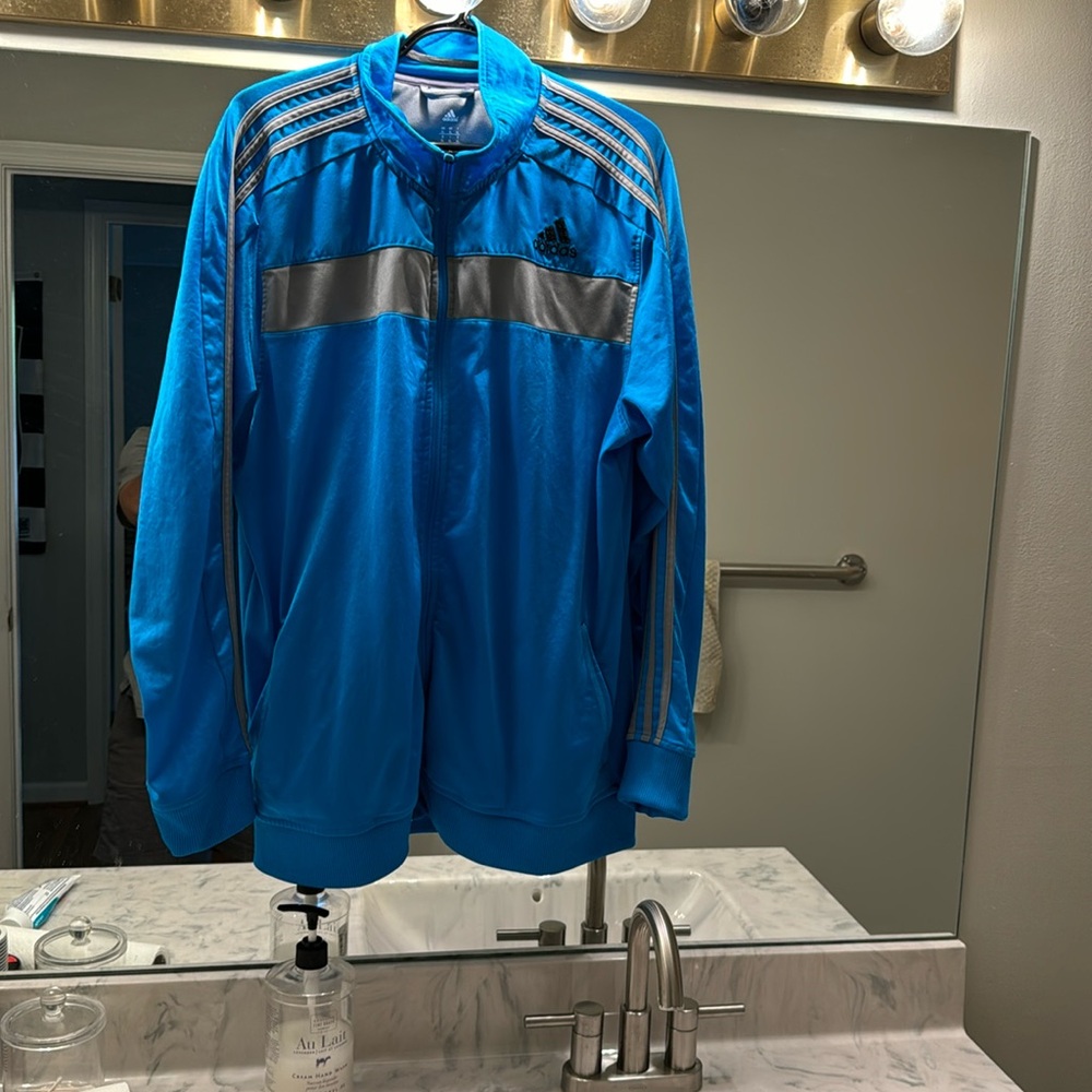 Adidas blue jacket